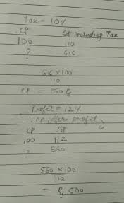 Here we discuss steps to calculate sales tax along with practical examples, types. The Sale Price Of Article Including The Sales Tax Is 616 Rs The Rate Of Sales Tax Is 10 If The Brainly In