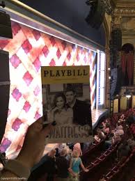 Brooks Atkinson Theatre Front Mezzanine View From Seat