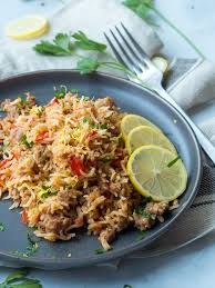 Italian Sausage Rice With Red Peppers And Tomatoes One Pot Gf Df Recipe Sausage Rice Italian Sausage Recipes Recipes With Italian Sausage Links