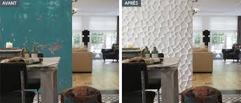 Elle facilite la rénovation des murs abîmés, qu'il n'est pas nécessaire d'enduire et de poncer selon les promesses du fabricant. Comment Habiller Un Mur Interieur Abime 5 Solutions Rapides Pour Cacher Un Mur Abime Murs 3d