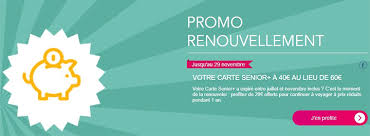 Toutes les cartes avantage à 25€ au lieu de 49€ ! Promo Renouvellement Carte Senior Sncf Pour Realiser Des Economies