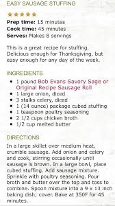 Is bob evans open on christmas? | check out answers, plus 126 unbiased reviews and candid photos: Sausage Stuffing Thanksgiving Stuffing Recipes Sausage Stuffing Recipe