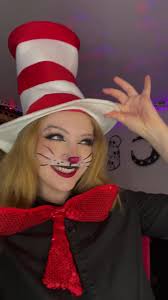 Cunty Cat in The Hat Makeup