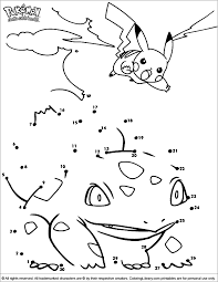 Pokemon Coloring Page Connect The Dots Pokemon Coloring Pages Pokemon Coloring Sheets Pokemon Coloring