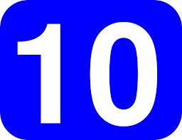10 (ten) is an even natural number following 9 and preceding 11. File 10 White Blue Rounded Rectangle Svg Wikimedia Commons