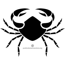Copy and paste this 🦀 emoji: Cancer Horoscope Sign Free Vector Image In Ai And Eps Format Creative Commons License
