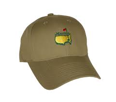 Masters Khaki Structured Golf Hat Greatgolfmemories Com Personalized Golf Gifts Personalized Golf Golf Gifts