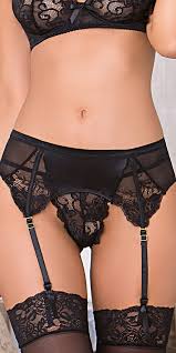 Small pistol in a garter belt. Black Lace Mesh Garter Belt With Gold Sliders Sexy Women S Lingerie