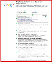 7 Tips To Effectively Use Google Scholar Google Scholar Information Literacy Google Education