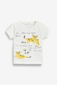 Buy Ecru Animal T Shirts Two Pack 0mths 2yrs From The Next Uk Online Shop Baby Boy T Shirt Kids Trend Baby Boy Outfits