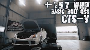 how to get 157whp with basic bolt ons cts v rpm