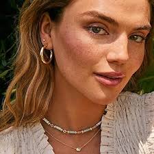 Kendra Scott Mini Elisa 14k Gold-Plated Satellite Short Pendant Necklace,  Fashion Jewelry for Women, Gold Plated Brass, dichroic glass : Amazon.ca:  Clothing, Shoes & Accessories