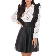 Modeuse » jupe en plume robe et jupe en plumes asos. Robe Salopette En Simili Cuir Noire