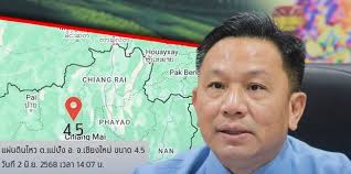 4.5 magnitude quake in Chiang Mai caused by Mae Tha Fault Group moving