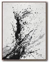 Black And White Paint Drip Art Minimal Art Drip Painting Dh29b Drip Art Minimal Art Painting Drip Painting