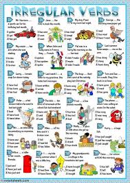 Irregular Verbs Interactive And Downloadable Worksheet You Can Do The Exercises Online Or Download The Workshee Irregular Verbs Verb Practice Verbs Activities