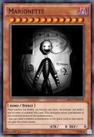 Marionette Is One Of My Most Powerful Cards Cards Fnaf Drawings Pokemon Cards