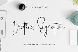 For all questions regarding the purchase and use of fonts in your projects. Beatrix Signature 56164 Script Font Bundles Signature Fonts Handwritten Script Font Hand Lettering Styles