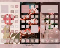 Rose Pink Neutral Aesthetic Ios 14 Ipados App Icons Ios14 Etsy App Icon Shortcut Icon Iphone
