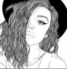 Dibujos Para Colorear De Chicas Tumblr