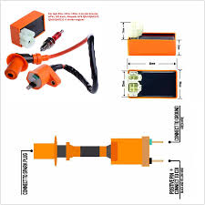 We offer image motorcycle cdi ignition wiring diagram is comparable, because our website give attention to this category, users can get around easily and we show a simple theme to search for cdi capacitor discharge ignition circuit demo youtube inside motorcycle ignition coil wiring. Universal Motorcycle Racing Cdi Box 6 Pin Ignition Coil Spark Plug For 50 150cc Ebay