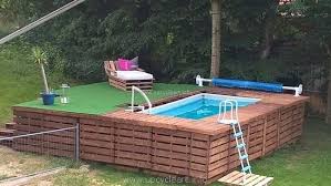 Pin By Shandra Belleville On Pool Ideas Diy Swimming Pool Pallet Pool Pallet Patio Decks