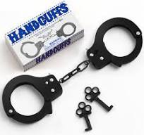 JUNRUI Police Handcuffs for Kids, Real Police Metal Steel ...