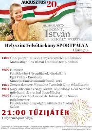 Check spelling or type a new query. Augusztus 20 Felsotarkanyban