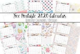 19 free printable yearly calendar templates for 2020 in microsoft word format. Free Printable 2020 Quarterly Calendars With Holidays 3 Designs