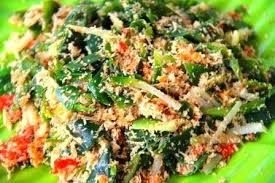Vegetables Salad With Coconut Grater Urap Sayur The Most Healthier Vegetables Mix Salad Salad Sayur Sayuran Resep