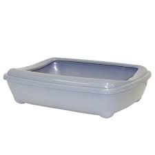 Moderna Aristo Kedi Tuvalet Kabi Ringli Buyuk Gri Renk 50 Cm