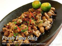 Fresh Tuna Sisig Panlasang Pinoy Meaty Recipes Recipe Fresh Tuna Sisig Sisig Recipe