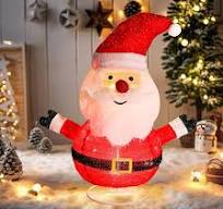 Amazon.com: Lighted Christmas Santa Claus Outdoor ...