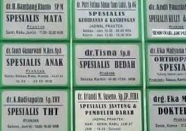 Wayan antara, sp.tht ) senin & kamis : Klinik Utama Pangadangan Pamanukan Info Praktek Dokter Jadwal Dokter