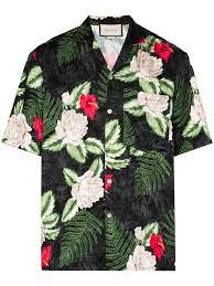 These are double washed and ultra soft and that's all that matters. Gucci Leaf Print Short Sleeved Shirt Farfetch Floral Print Shirt Gucci Floral Floral Prints