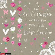 Allah aap ko khushion bhari zindagi ataa farmaye or zindagi ki boht si bahaaren dekhaye. 300 Happy Birthday Wishes For Daughter Image Quotes Message Wisheshippo