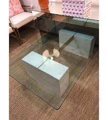 Get 5% in rewards with club o! Modern Stone Glass And Brass Coffee Table At 1stdibs