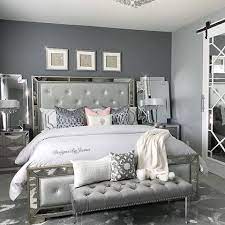 Happy Sunday A Little Cloudier And Cooler Here Today So Happy That This Is My Last Week Mirrored Bedroom Furniture Bedroom Decor Silver Bedroom Furniture