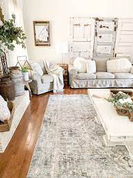 Vintage Inspired Living Room Rug From Boutique Rugs Bless This Nest Farmhouse Rugs Living Room Rustic Chic Living Room Vintage Rug Living Room