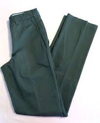 Mens Size 28x38 Tall Cintas Comfort Flex Dress Pants Work Wear Uniform Green Work Wear How To Wear Dress Pants