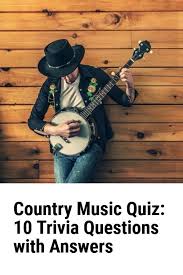 Oct 25, 2019 · if you're something of a music enthusiast, then you might find satisfaction in learning new bits of trivia about anything under the musical sun. Country Music Quiz Trivia Questions And Answers In 2021 Trivia Questions And Answers Trivia Questions Trivia