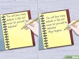 If you only read the books that everyone else is reading, you can only think what everyone else is thinking. How To Make A Quote Book 4 Steps With Pictures Wikihow