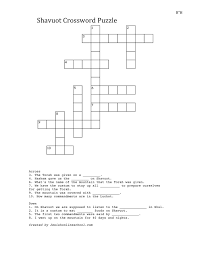 Brought down the torah and the luchot. Keep Children Occupied As You Busily Cook For The Holiday Simple Shavuot Themed Crossword Puzzle Great For 8 Shavuot Holiday Messages Crossword Puzzle