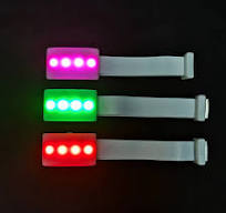 OEM ODM Customized LOGO Rfid DMX Control LED Wristbands Colorful Glow LED  Bracelet Wristband for Party Events