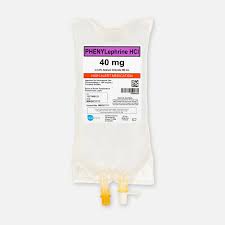 Image result for Intravenous Phenylephrine