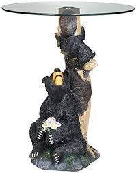 Join prime to save $3.00 on this item. Ok Lighting Animal 24 H Glass Top Color Sculpture End Table Bear Pricepulse