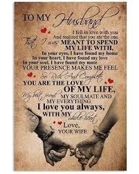  Perfect Gifts For Husband To My Husband Poster Love My Husband Quotes My Husband Quotes Husband Quotes