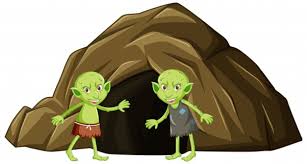 Goblin cave 3 (yaoi) i'm through with you. Free Vector Goblins With Cave In Cartoon Character On White Background