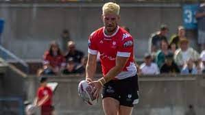Blake Wallace S Hat Trick Leads Wolfpack Past Leigh Cbc Sports Wolf Pack Rugby League Sports