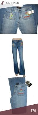 New Juicy Couture Zodiac Flare Leg Hippie Jeans 30 Juicy Couture Hippie Jeans Couture